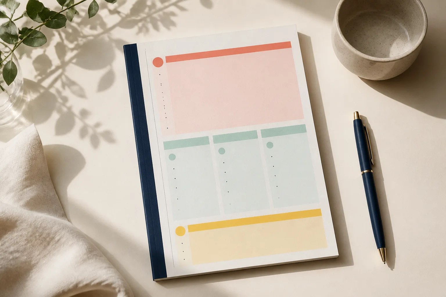 A Daily Focus Planner That Still Works on Low-Energy Days